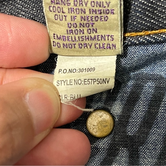 PRPS EUC Men RAMBLER Dark Wash Japanese Textile Cotton Blend Jeans 29 - Picture 9 of 13